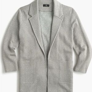 J crew 365 sparkly Sophie open sweater blazer new